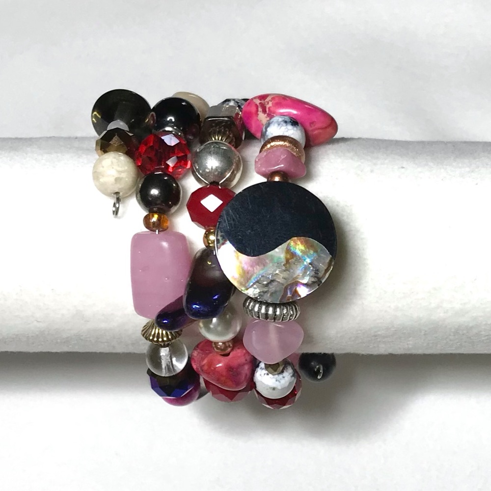 Handmade Bracelet with Vintage and Modern Elements (NB55-2H) New Without Tags - Picture 2 of 7